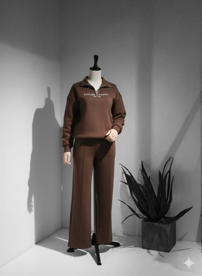 أناقة هادئة ✨ طقم نسائي عملي يجمع الراحة مع الذوق العصري 🤎