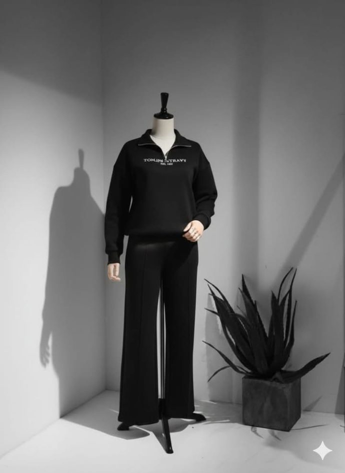 ⁦أناقة هادئة ✨ طقم نسائي عملي يجمع الراحة مع الذوق العصري 🤎⁩ - الصورة ⁦2⁩